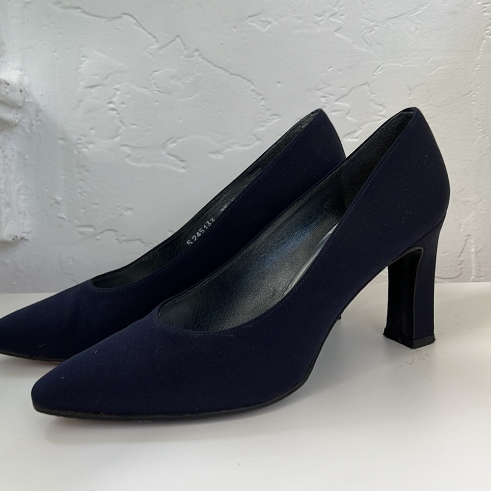 Vintage Stuart Weitzman Navy Heels